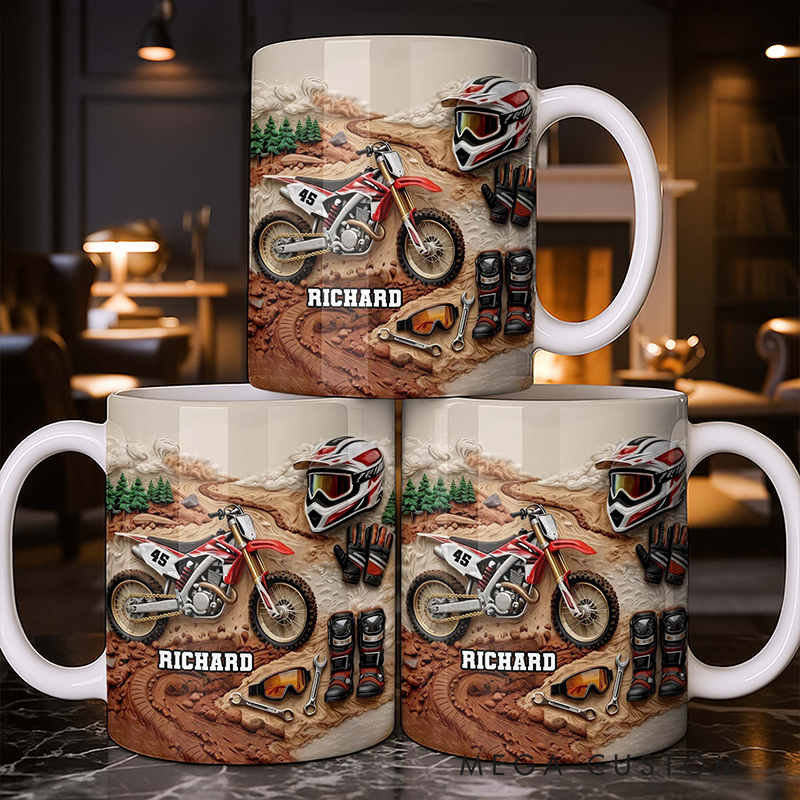 Personalized Your Passion Coffee Mug Gift for Motocross Riders