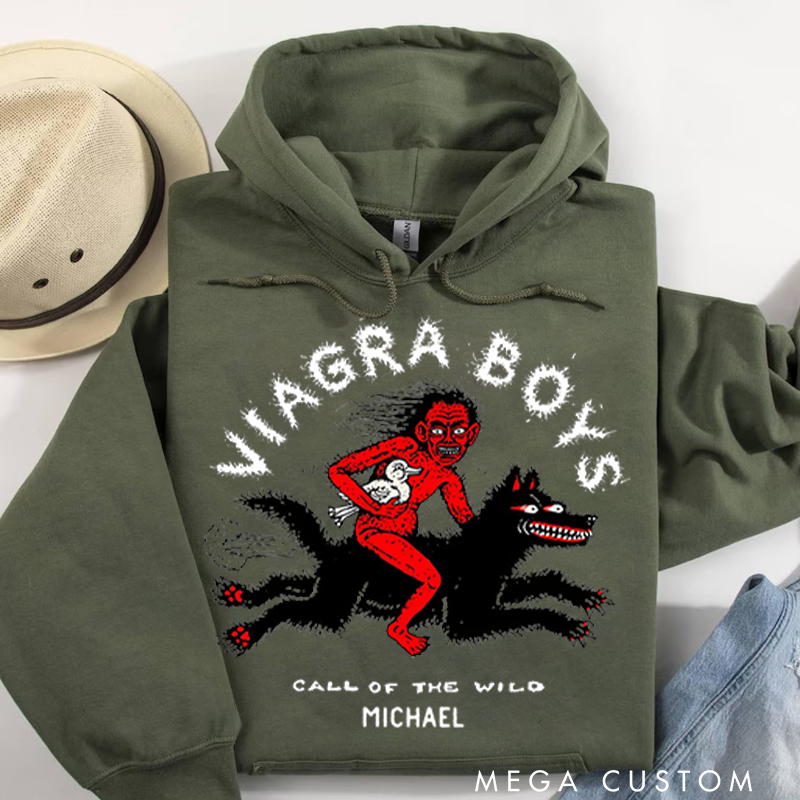 Personalized Classic Hoodies Unique and Underground and Swedish Post-Punk and Music and Handmade and Cotton and High Quality Hoodie