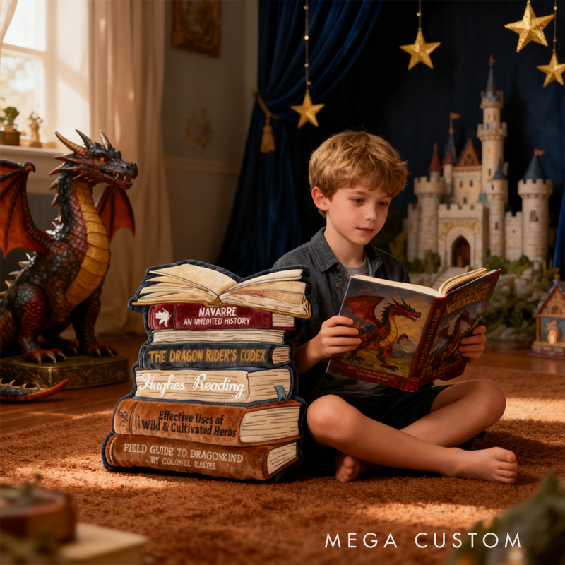 Personalized Funny Pillow Christmas Graphic 3D Print Fourth Wing Reading Custom Name Gift for Reading Lovers