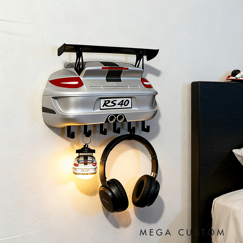 Personalized Por 911 Key Holder Unique Gift for Racers and Racing Lovers