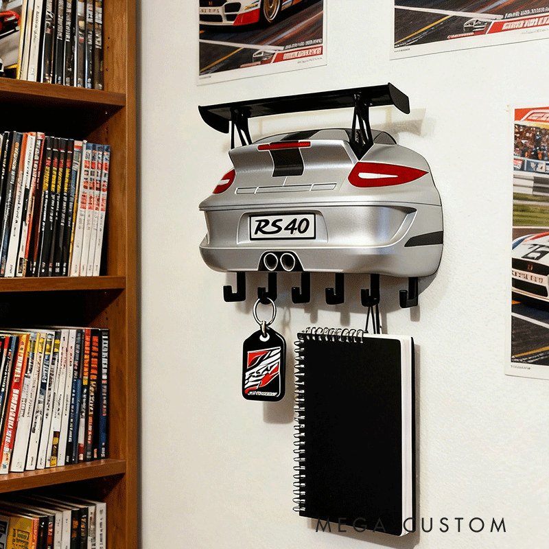Personalized Por 911 Key Holder Unique Gift for Racers and Racing Lovers