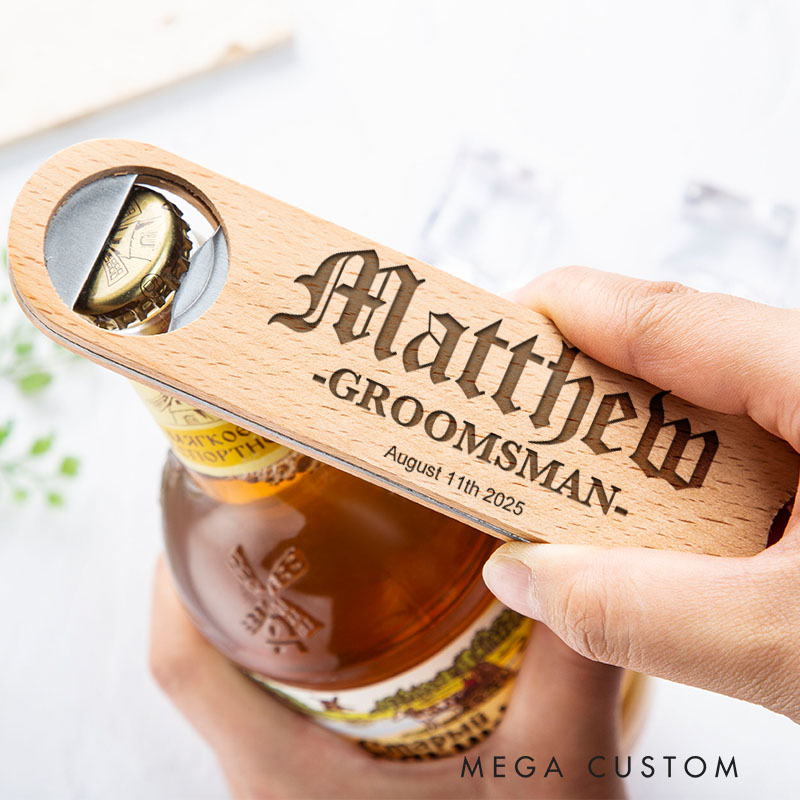 Personalized Groomsman Bottle Openers Groom Bachelor Party Favors Openers Best Man Gift
