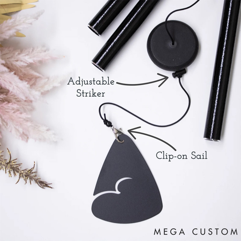 Personalized Pet Lover Heartfelt Tribute for Beloved Pets with Engraving Wind Chimes