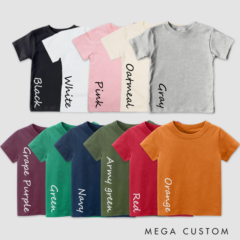 Personalized Delicate Flower Wreath T-Shirt for Wedding Flower Girl