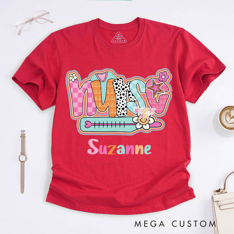 Personalized Nurse T-Shirts Nurse Fun and Fabulous Fashion Design T-Shirts