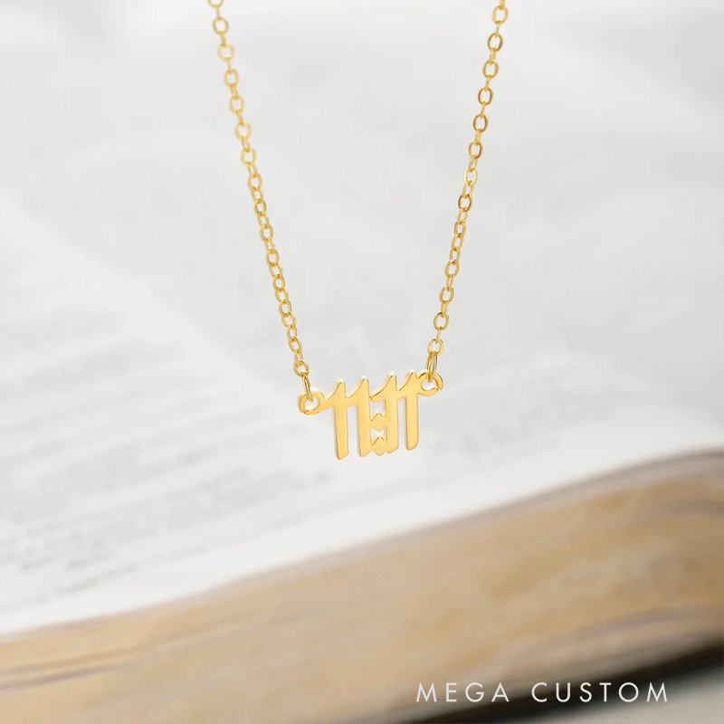 Personalized Bible Verse Chapter Necklace Simple Jewelry Church Prayer Baptism Gift Easter Gift Birthday Gift for Christian Women