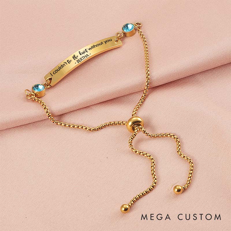 Personalized Bridesmaid I Couldn’t Tie The Knot Without You Bracelet Will you be my Bridesmaid Jewelry Wedding Gift