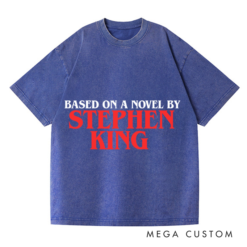 Personalized Based on a Novel by S Washed T-Shirts Horror Halloween Tshirt for Movie Book Lovers