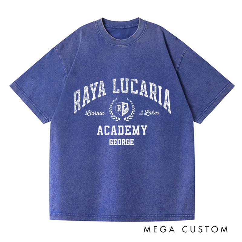 Personalized Raya Lucaria Game Washed T-Shirts Video Game Tshirt Soulslike Shirt