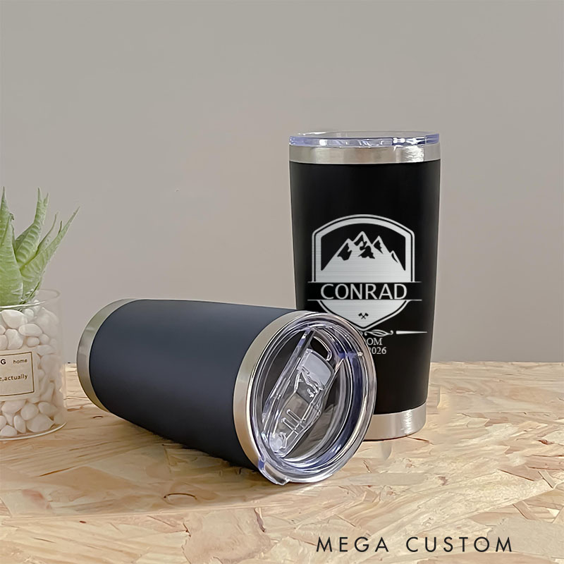 Personalized 20oz Tumblers for Groomsmen Wedding Favors Tumbler Groomsman Gift Tumbler Best Man Gift Groom Insulated Tumbler