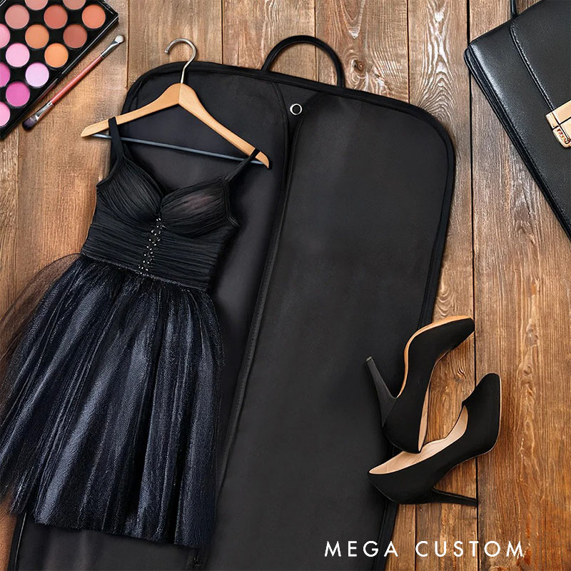 Personalized Glitter Dancing Girl Design Waterproof Hanging Garment Bag with Name Daily Training Rehearsals Travel Accessory Gift for Girl Dancers