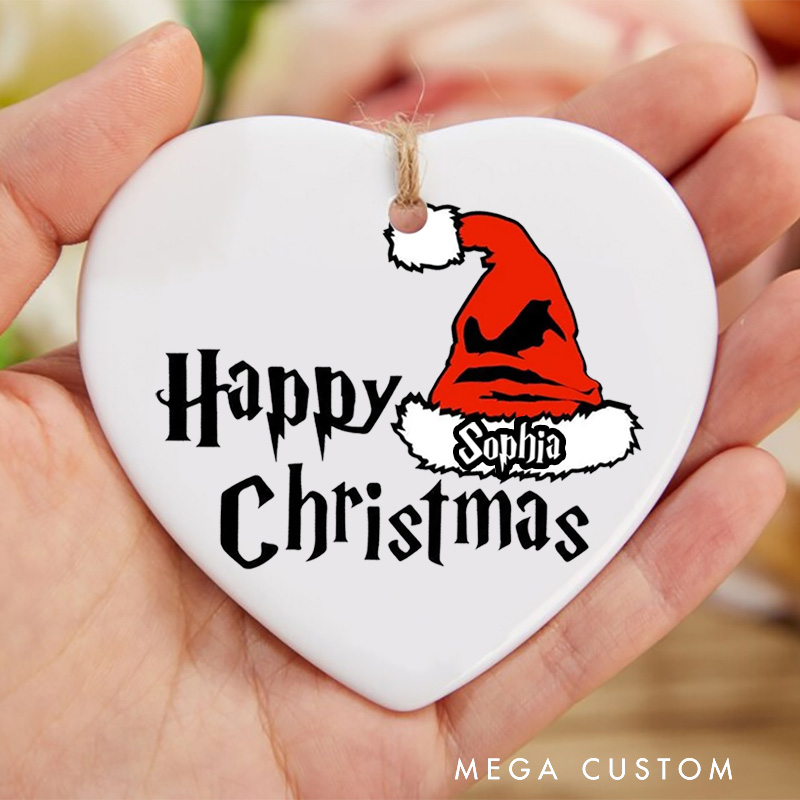 Personalized Happy Christmas Movies Ornament Fantasy Magic Film Ornament Movie Holiday Ornament