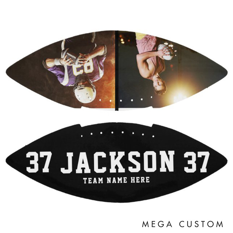 [Copy]Personalized American Football "BEST COACH EVER" with Custom Photo and Coach Name