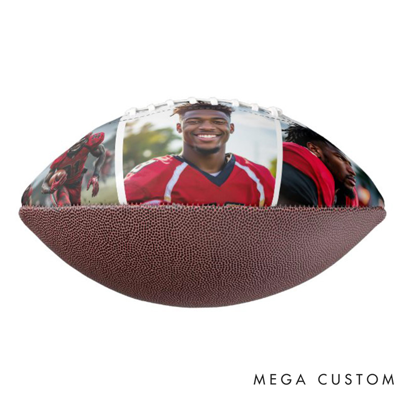 [Copy]Personalized Coach American Football with Custom Photo and A Perfect Tribute to Your Coach