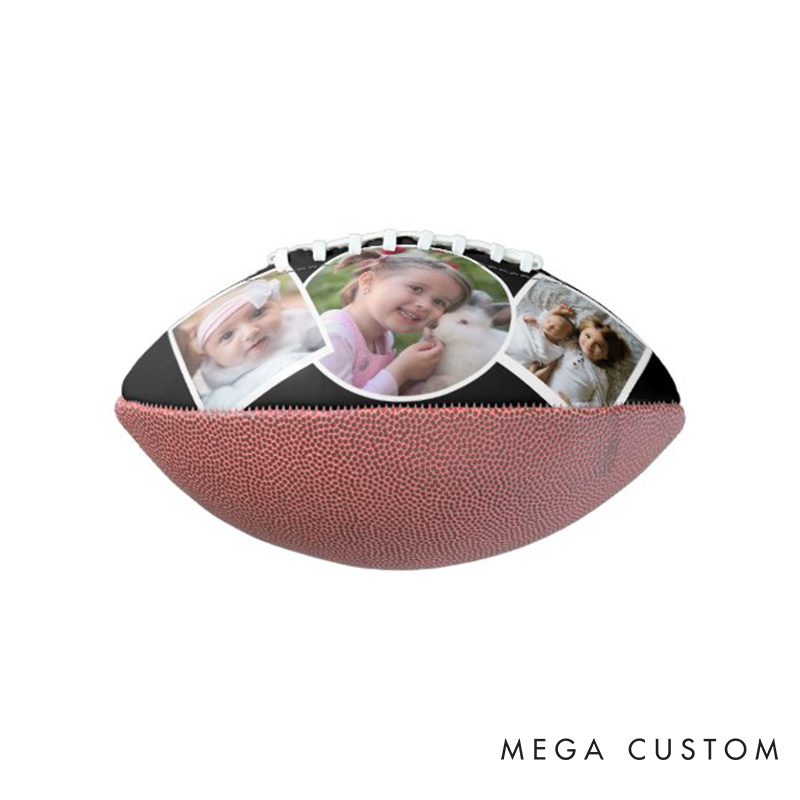 Personalized "Best Dad Eve" American Football Keepsake with Custom Photo and A Gift from the Heart