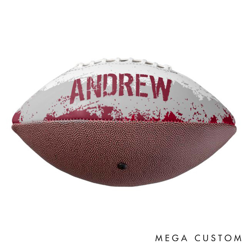 Personalized American Football with Custom Photo and Celebrate Your Passion