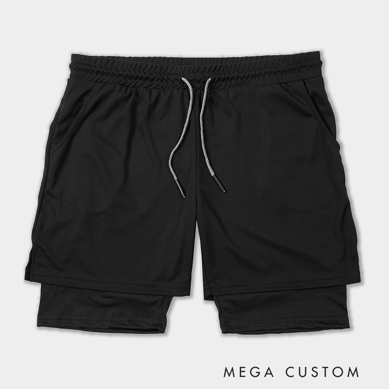 Personalized Firefighter 2 in 1 Hybrid Sport Shorts Braving the Heat to Save Lives Design Gift for Firefighter