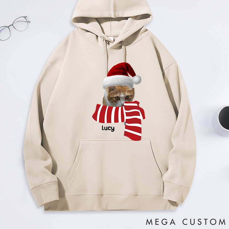 Personalized Pet Lover Custom Photo I Love My Pet Classic Hoodies