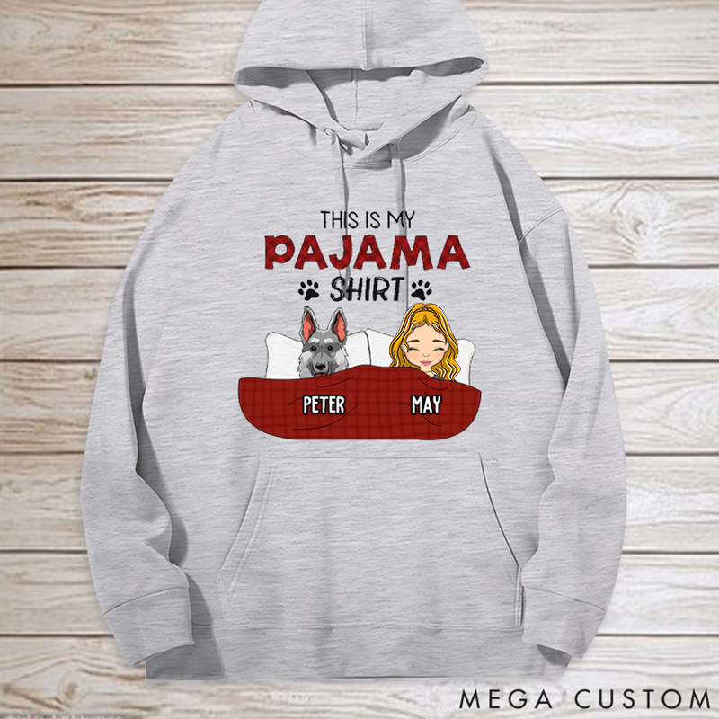 Personalized Dog Lover Pajama Shirt Classic Hoodies