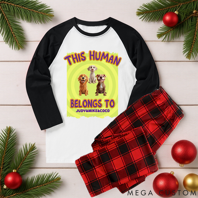 Personalized Dog Lover We Own You Human Family Matching