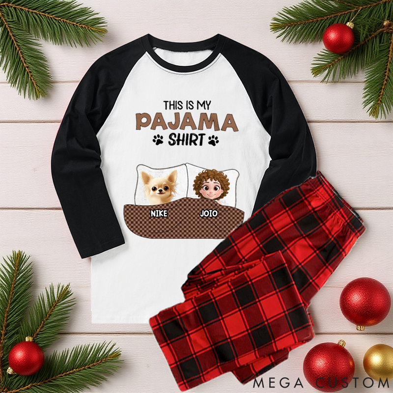 Personalized Dog Lover this is My Pawjama Family Matching