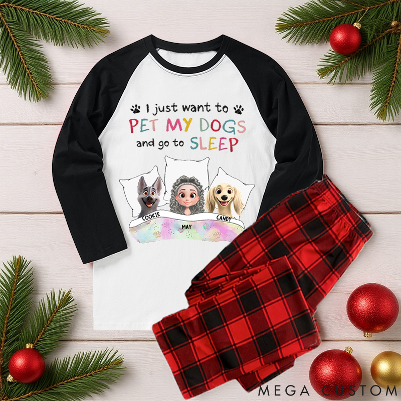 Personalized Dog Lover Sleep Better with My Baby Family Matching