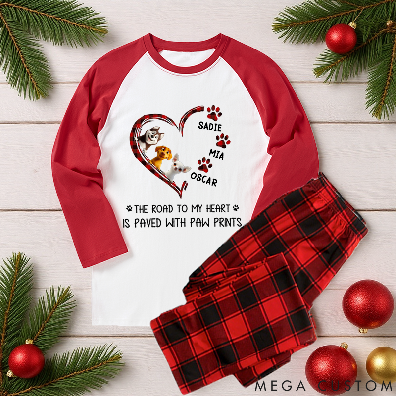Personalized Dog Lover Paved with Paws Family Matching