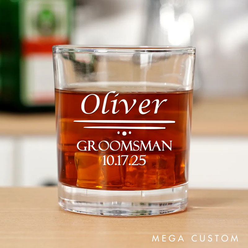 Personalized Bachelor Favors Whiskey Glasses Groom Groomsmen Whiskey Glasses Groomsman Proposal Gift Glasses Cup Best Man Whiskey Glasses