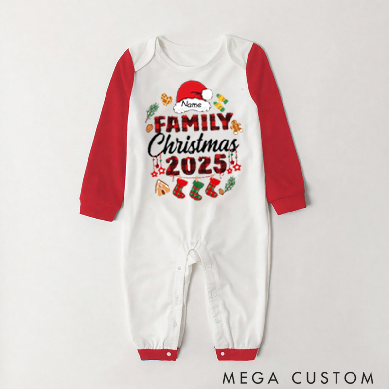 Personalized Funny Reunion Santa Theme Family Christmas Pajamas