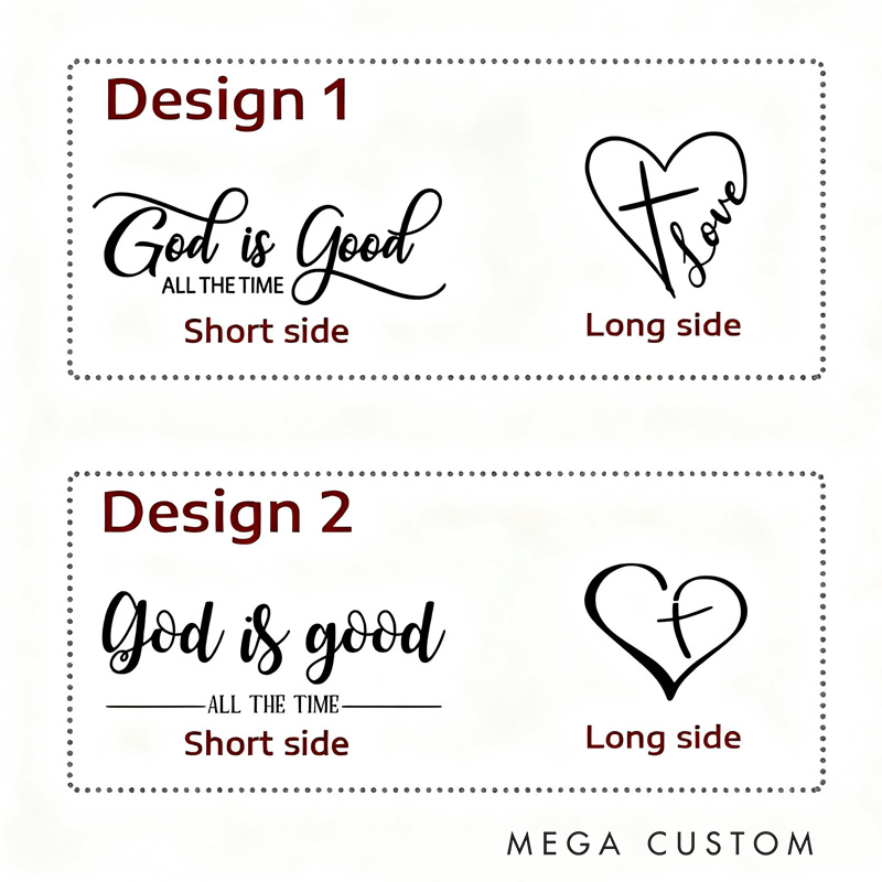 Personalized God is Good all the Time Silicone Watch Band for Apple Watch Religious Christian Gift for Her