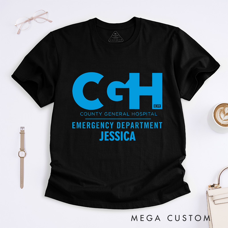 Personalized Nurse T-Shirts Emergency Department Fashion Design T-Shirts