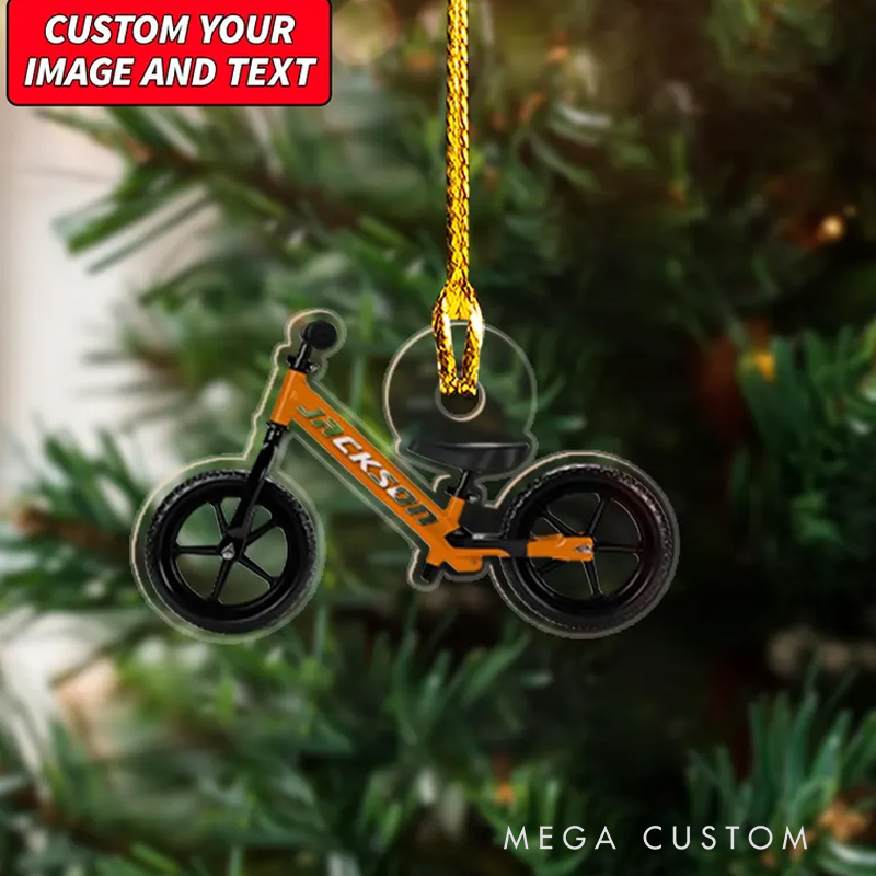 Personalized Striker Balance Biked Ornament Custom Bike Christmas Ornament Gifts