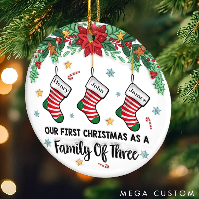 Personalized Family Christmas Ornaments Creating Lasting Memories with Our Festive Stocking Tradition