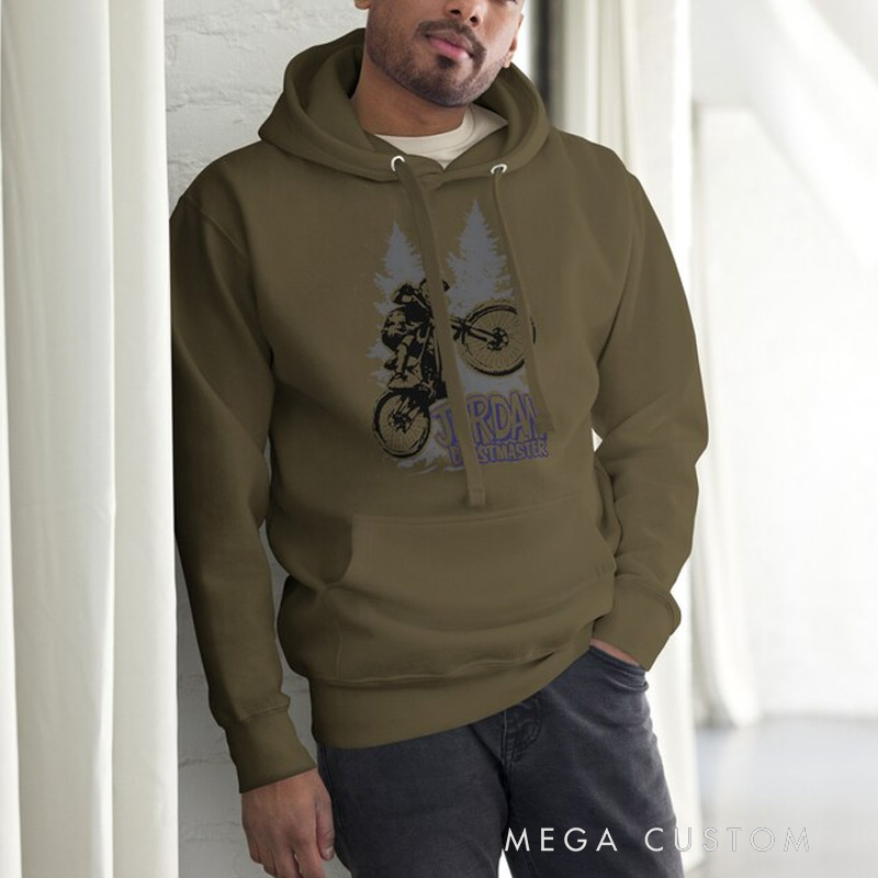 Personalized Boostmaster Mountain Biking Hoodie Cycling Camping Gift Adventure Outdoor Hoodie Retro Bike Graphic Bike Lovers Hoodie Gift