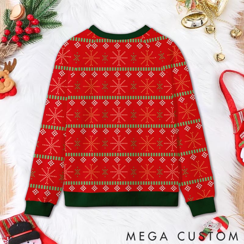 Personalized SUV Travel Merry Christmas Gift for Travel Lovers Ugly Sweater