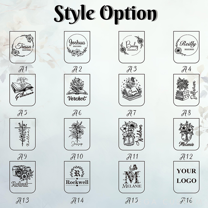 Personalized Magnetic Bookmark Leather Bookmark Library Bookmark Engraved Magnet Book Clip with Name or Initials Bookmark Gift for Book Lovers