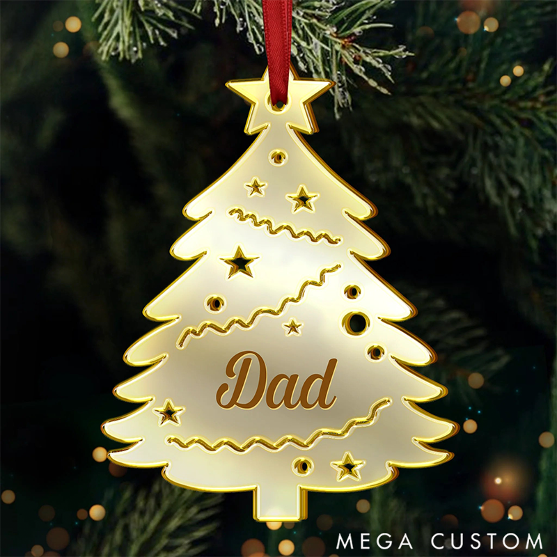 Personalized Family Christmas Ornaments Our Family Tree Shines Bright