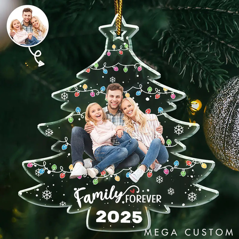 Personalized Christmas Ornament Custom Photo Family Friends Christmas Tree