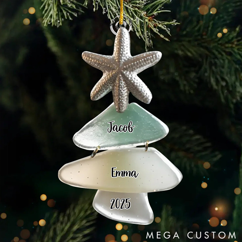 Personalized Family Christmas Ornaments Birthday Gifts for Mom Dad Kids Home is Where Love Grows