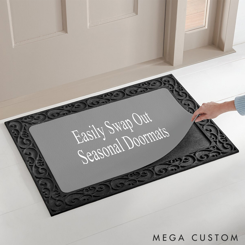 Personalized Welcome Doormat Custom Photo and Family Name Rug Perfect Housewarming Gift for New Home Unique Entryway Decor Durable Indoor Outdoor Mat