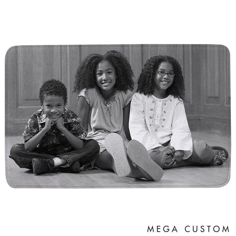 Personalized Home Sweet Home Door Mat Custom Photo Welcome Mat Indoor Outdoor Decor Housewarming Gift for New Home