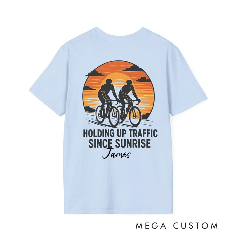Personalized Funny Cycling Tshirt Cycle Humor Tshirt Gift for Bike Enthusiasts Great Gift for Dad Wide Range of Colors