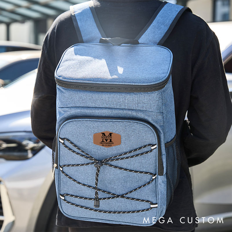 Personalized Groomsmen Cooler Bag Custom Men's Cooler Bag Groomsmen Gifts Beer Can Cooler Backpack Bachelor Party Gift Best Man Gift