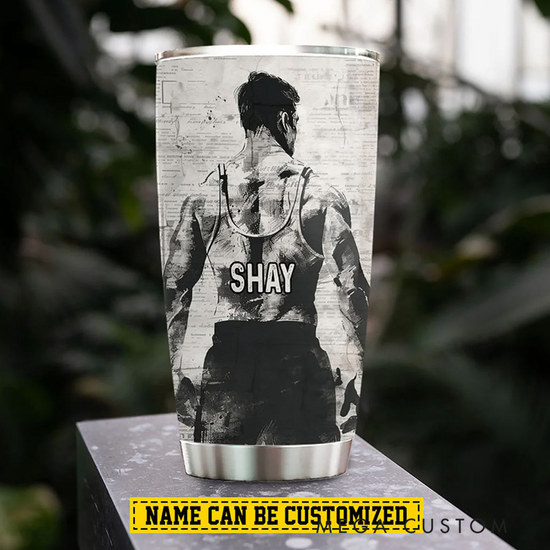 Personalized Training Wrestling Life Lessons Tumbler Wrestling Lovers Fitness Gym Lovers