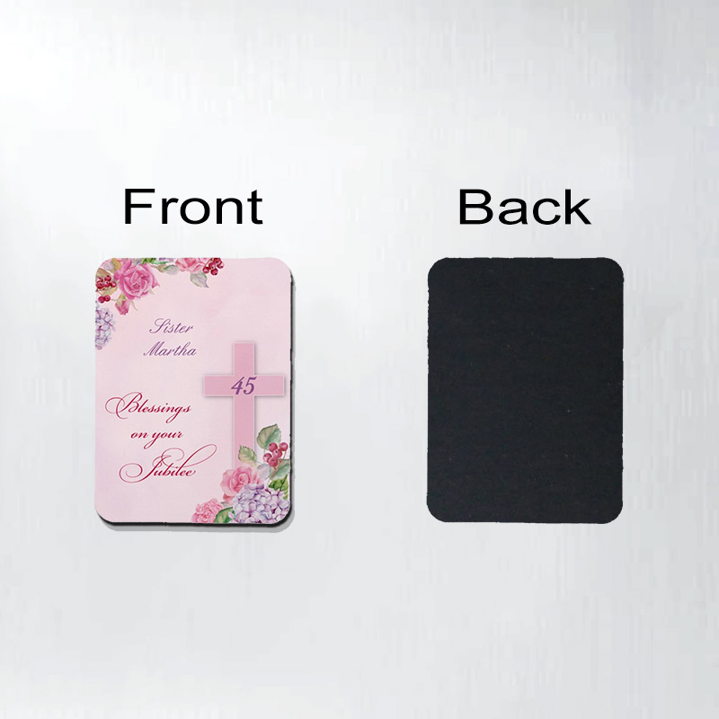 Personalized 45th Anniversary of Religious Life Catholic Nun Magnetic Fridge Magnet with Name and Year Number Religious Gift Anniversary Gift