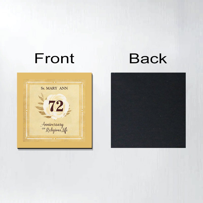 Personalized Anniversary of Religious Life Nun Magnetic Fridge Magnet with Name and Year Number Religious Gift Anniversary Gift