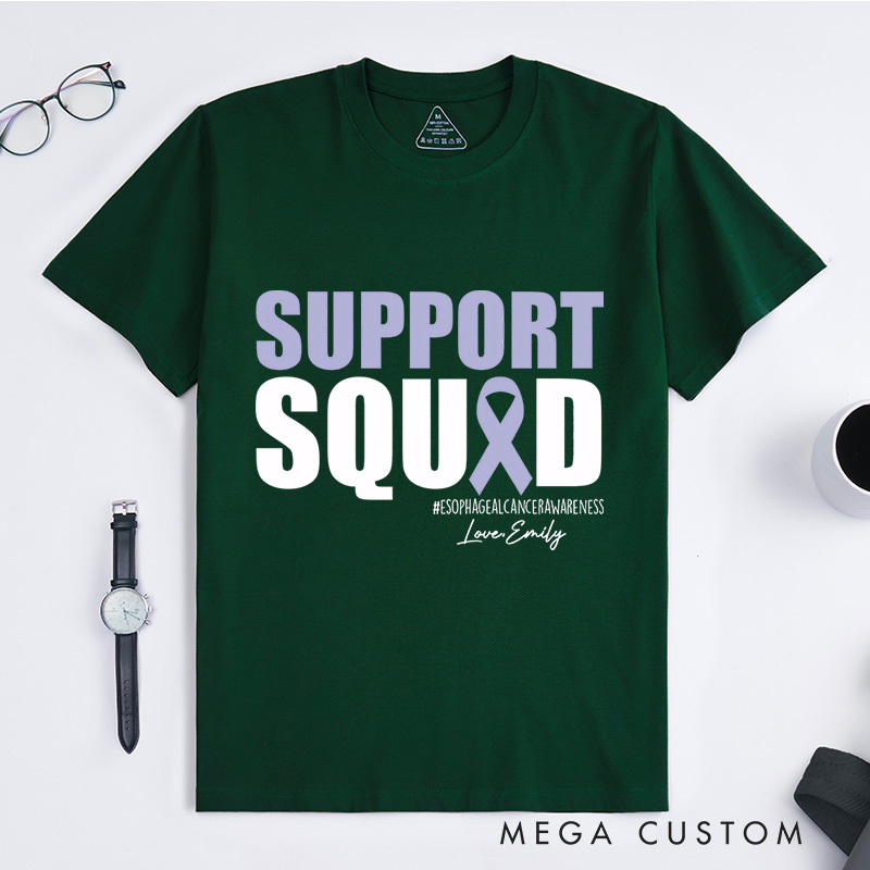 Personalized Esophageal Cancer Awareness T-Shirt Stomach Cancer Awareness Gift