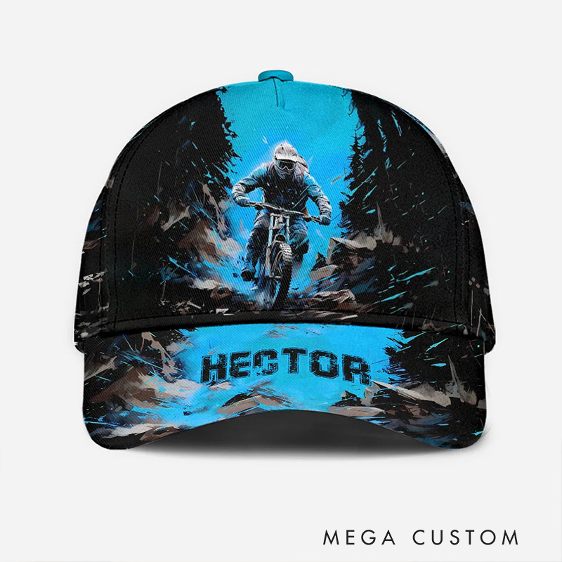 Personalized Cool Dirt Bike Riding Classic Cap for Cycling Lovers