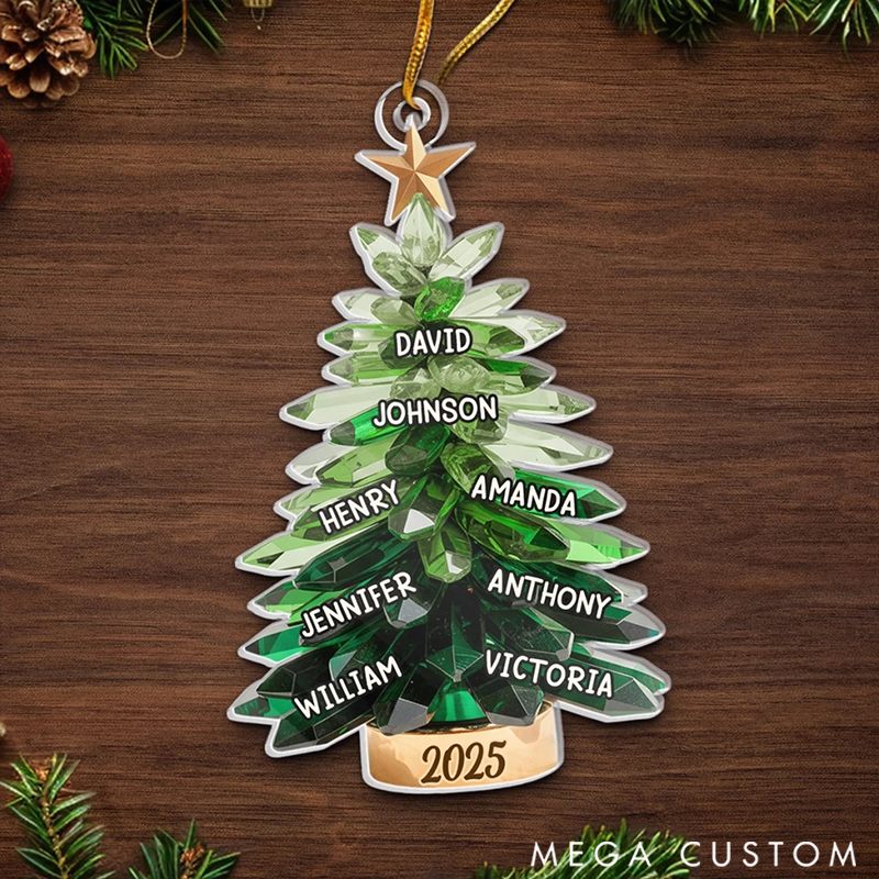 Personalized Family Christmas Ornaments Home Filled With Holiday Cheer