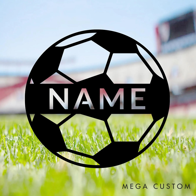 [Copy]Personalized Soccer Metal Sign with Perfect Gift for Sport Player 
